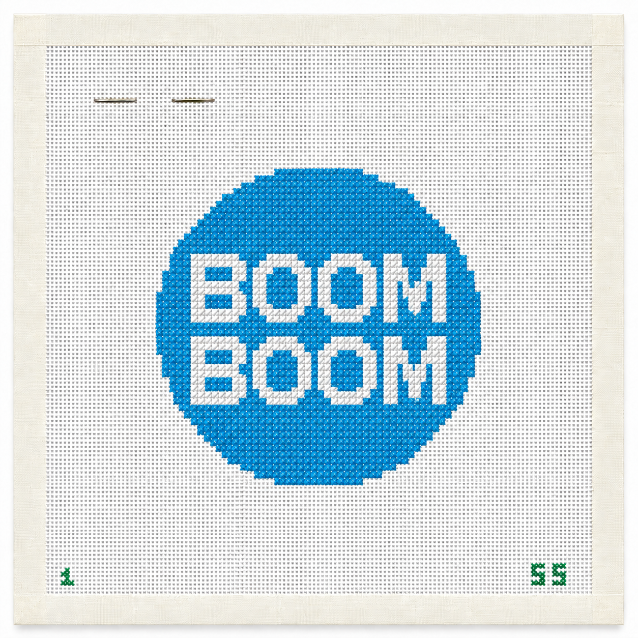 Boom Boom Needlepoint Canvas