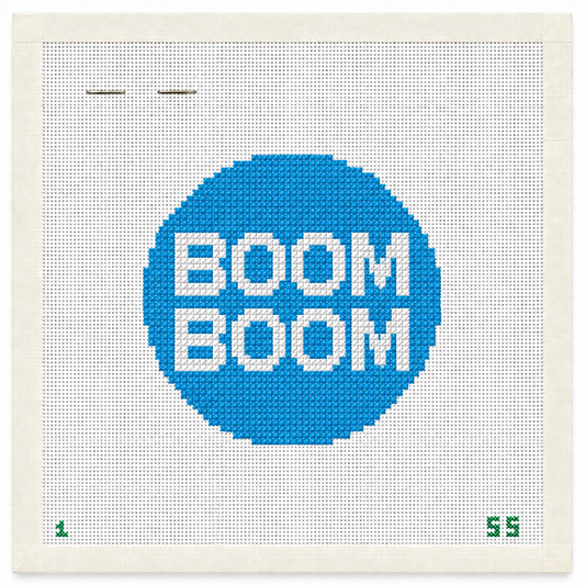Boom Boom Needlepoint Canvas