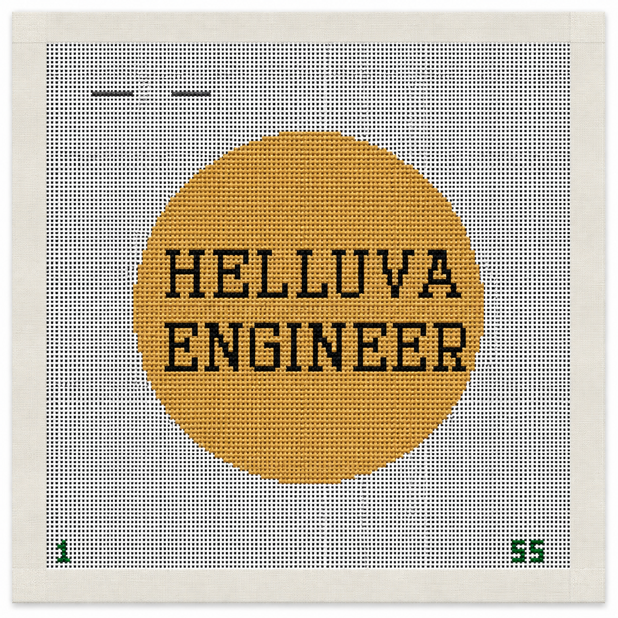 Helluva Engineer Needlepoint Canvas