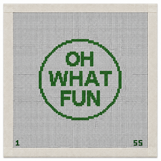 Oh What Fun Needlepoint Canvas