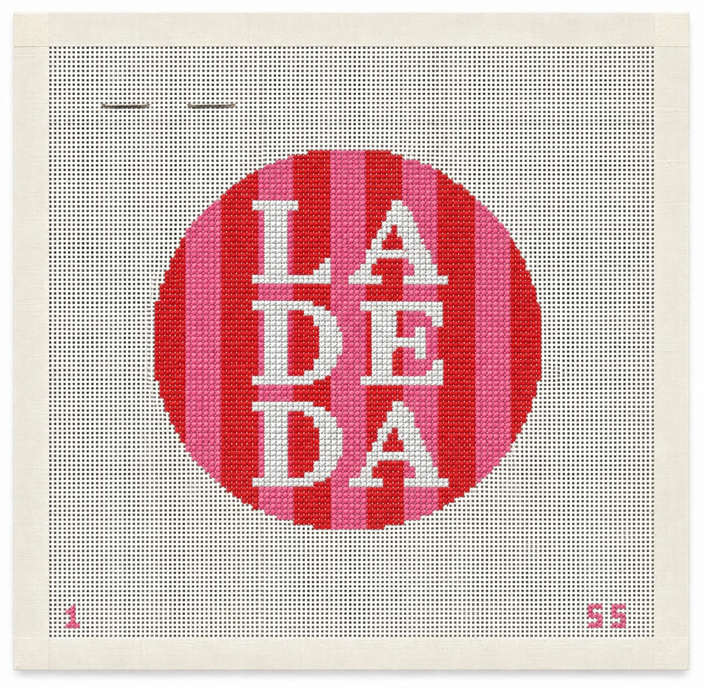 La De Da Needlepoint Canvas